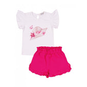 Everything Must Change (EMC) Girls Fuchsia Short Set
